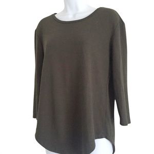 RD Style Split Back Knit Top Size M